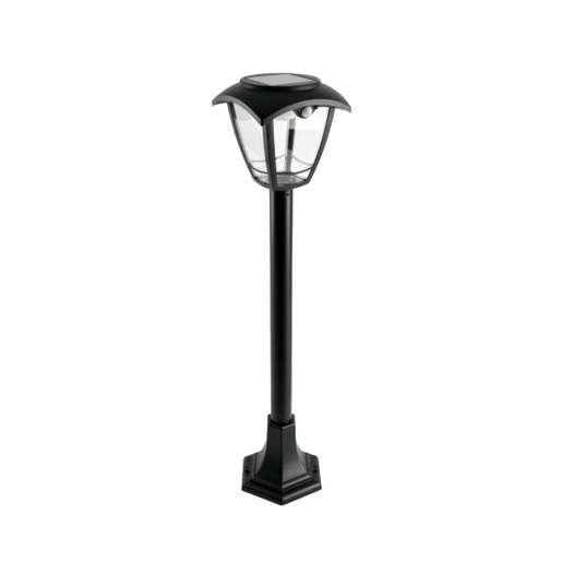 Eurolamp solarna lampa sa senzorom pokreta, 3w, 400lm, crna 145-20861