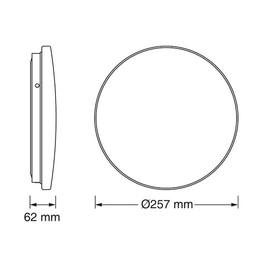 Osram led plafonjera sa senzorom 12w 4000k ip20 4099854647215e