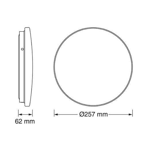 Osram led plafonjera 12w 6500k ip44 4099854647291e