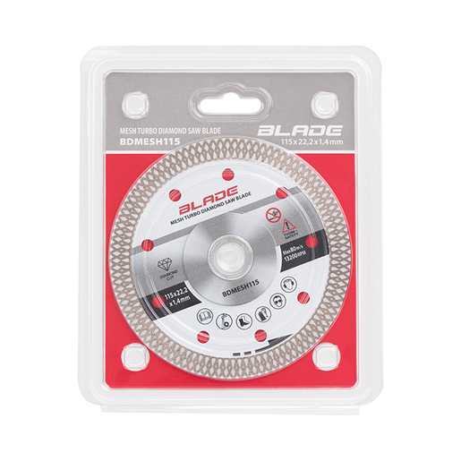 Dijamantski disk za sečenje tvrde keramike (Turbo) - BLADE BDMESH115
