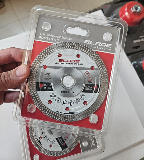 Dijamantski disk za sečenje tvrde keramike (Turbo) - BLADE BDMESH115