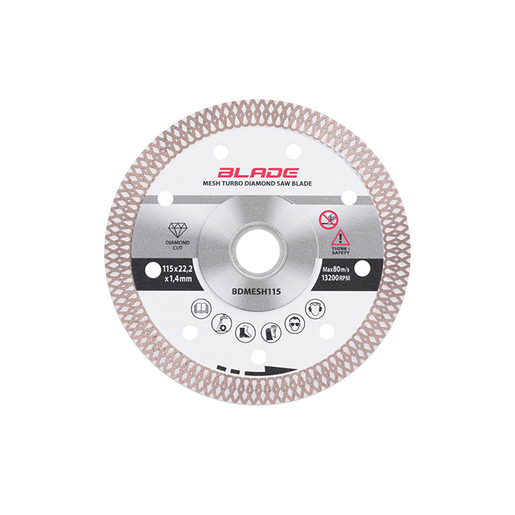 Dijamantski disk za sečenje tvrde keramike (Turbo) - BLADE BDMESH115