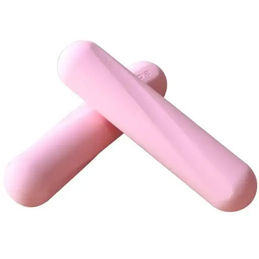 RING pilates fitnes bučice-silikon 1x2 kg pink RX LKW-684-2 kg