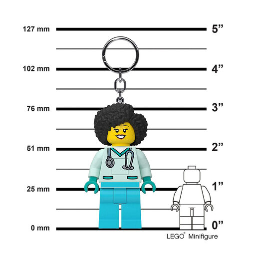 LEGO Iconic privezak za ključeve sa svetlom: Dr. Fliber LGL-KE192H