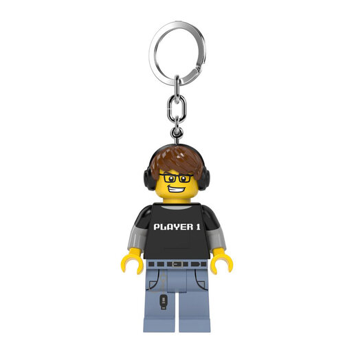 LEGO Minifigure privezak za ključeve sa svetlom: Gejmer LGL-KE217H