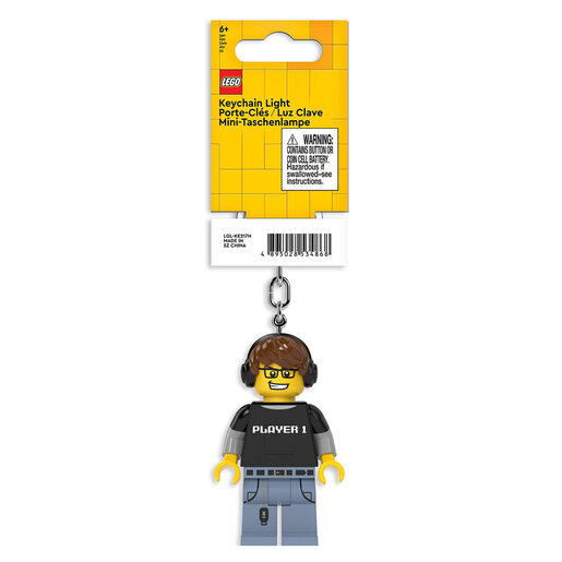 LEGO Minifigure privezak za ključeve sa svetlom: Gejmer LGL-KE217H