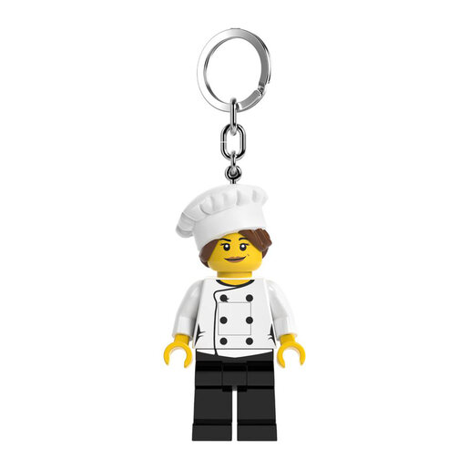 LEGO Minifigure privezak za ključeve sa svetlom: Šefica kuhinje LGL-KE218H