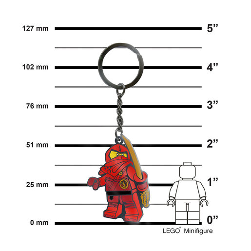 LEGO Ninjago emajlirani privezak za ključeve: Kaj 53337