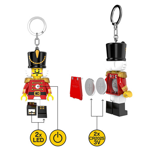 LEGO Minifigure privezak za ključeve sa svetlom: Orašar LGL-KE214H