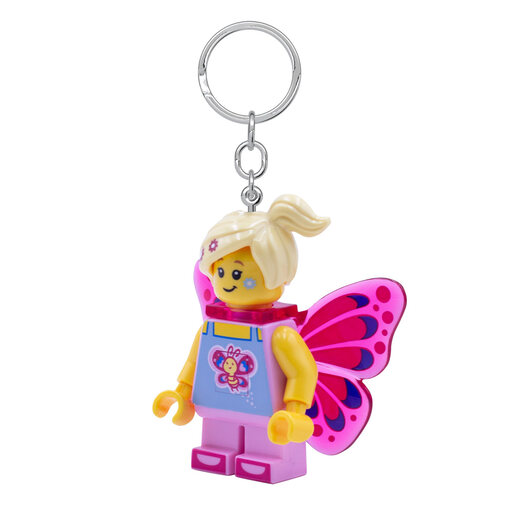 LEGO Iconic privezak za ključeve sa svetlom: Devojčica sa krilima leptira LGL-KE171H
