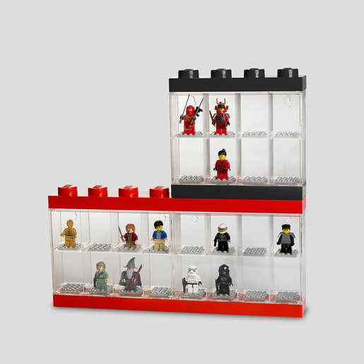 LEGO izložbena polica za 8 minifigura: Crna 40650003