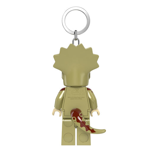LEGO Minifigure privezak za ključeve sa svetlom: Tip u kostimu triceratopsa LGL-KE238H