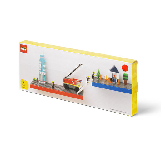 LEGO polica sa podlogom za gradnju - crvena 40130800
