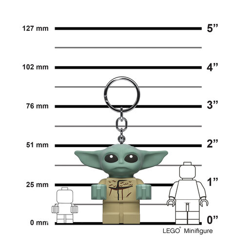 LEGO Star Wars privezak za ključeve sa svetlom: Grogu™ LGL-KE179AH