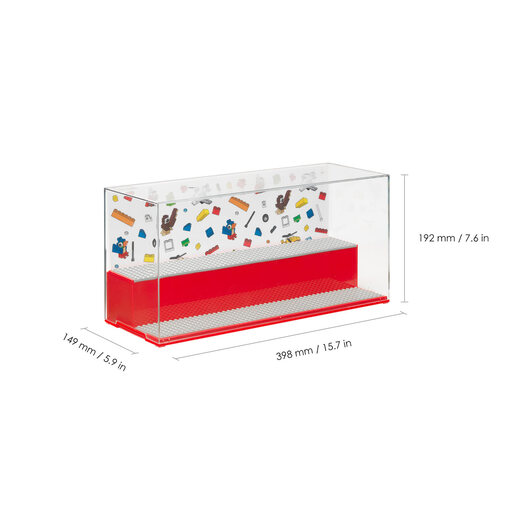 LEGO polica za izlaganje i igru: Crvena 40700001