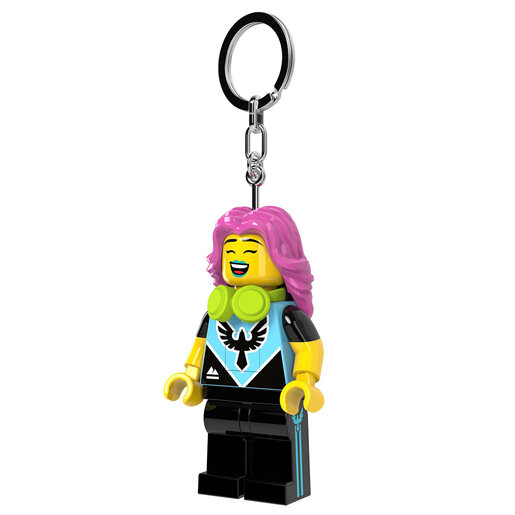 LEGO Minifigure privezak za ključeve sa svetlom: Gejmerka LGL-KE229H