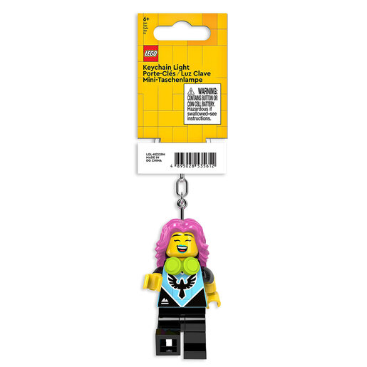 LEGO Minifigure privezak za ključeve sa svetlom: Gejmerka LGL-KE229H