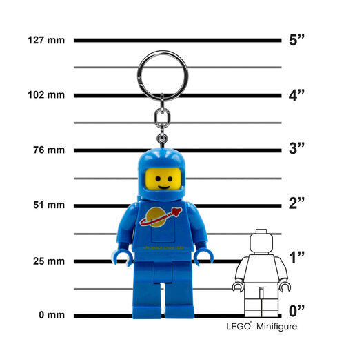 LEGO privezak za ključeve sa svetlom: Plavi astronaut LGL-KE10H
