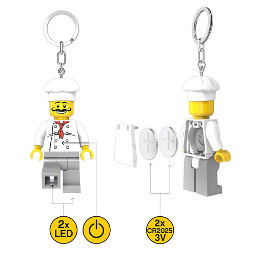 LEGO Minifigure privezak za ključeve sa svetlom: Šef LGL-KE24H