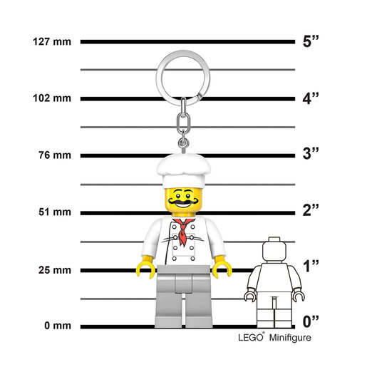 LEGO Minifigure privezak za ključeve sa svetlom: Šef LGL-KE24H