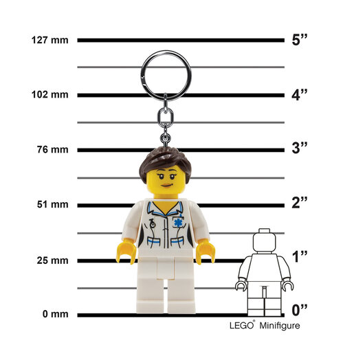 LEGO Iconic privezak za ključeve sa svetlom: Medicinska sestra LGL-KE186H