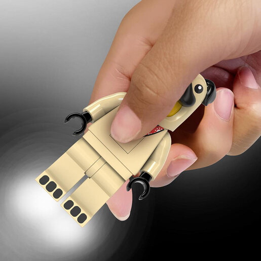 LEGO Minifigure privezak za ključeve sa svetlom: Tip u kostimu mopsa LGL-KE213H