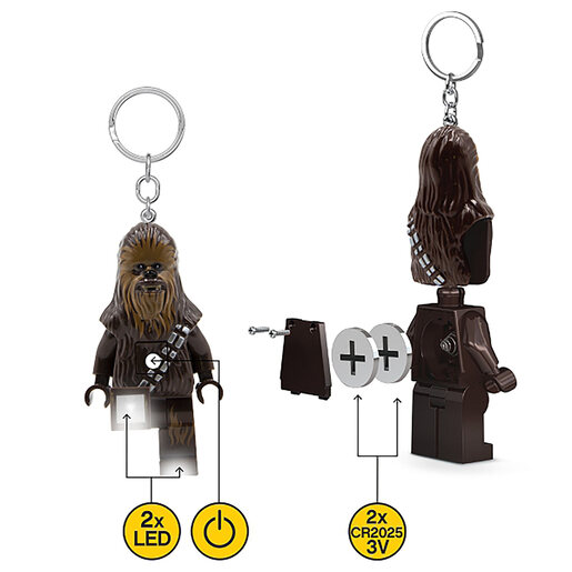 LEGO Star Wars privezak za ključeve sa svetlom: Čubaka LGL-KE100H