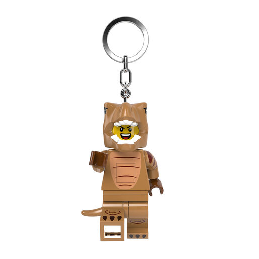 LEGO Minifigure privezak za ključeve sa svetlom: Tip u kostimu ti-reksa LGL-KE237H