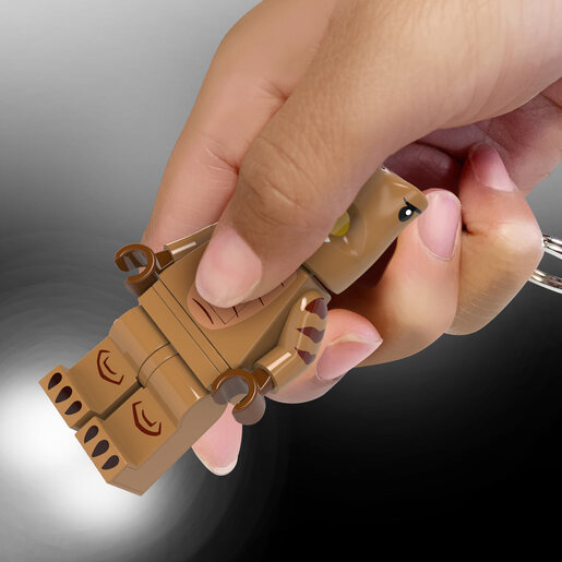 LEGO Minifigure privezak za ključeve sa svetlom: Tip u kostimu ti-reksa LGL-KE237H