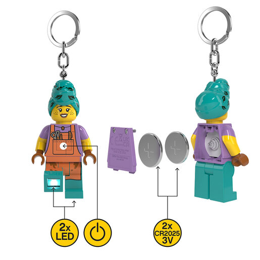 LEGO Minifigure privezak za ključeve sa svetlom: Grnčarka LGL-KE225H