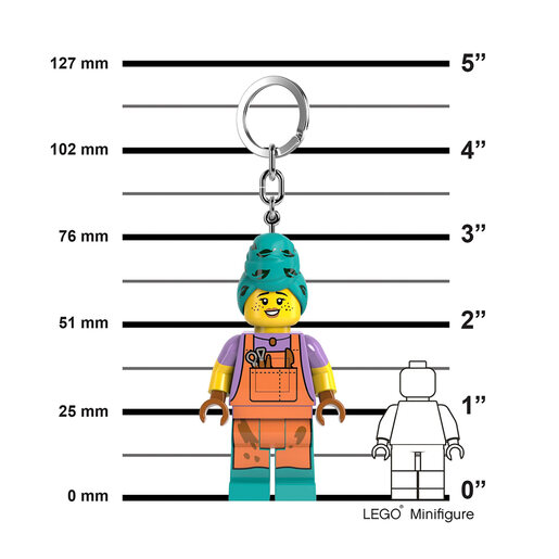 LEGO Minifigure privezak za ključeve sa svetlom: Grnčarka LGL-KE225H