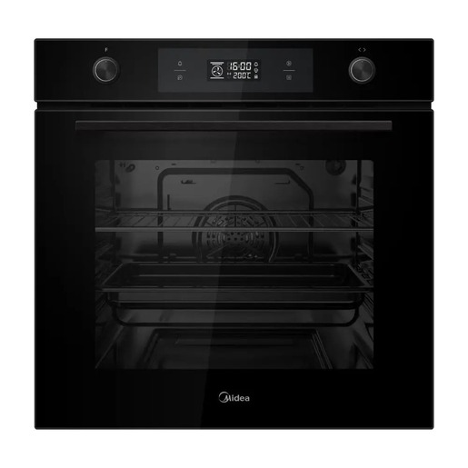 Midea Ugradna rerna MBON5M90E6-BK + Midea Indukcijska ploča MC-IF7455J1CC-A + Poklon Comfee aspirator KWH-TSHM17SS-60