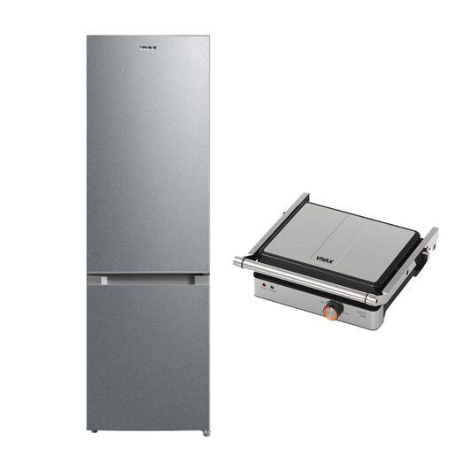 VIVAX HOME frižider CF-259ELF S + POKLON VIVAX HOME Grill toster SM-2000X