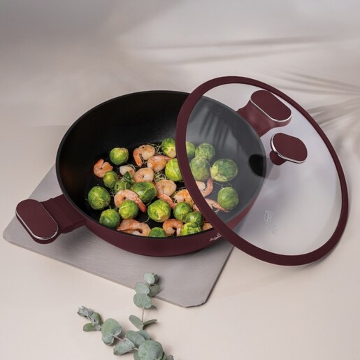Berlinger Haus plitka šerpa sa poklopcem Leonardo Neo Collection BH-8434S 28cm