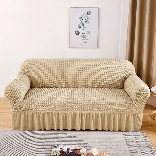 Retro Pokrivač za dvosede i kauče od 145cm do 185cm - Braon