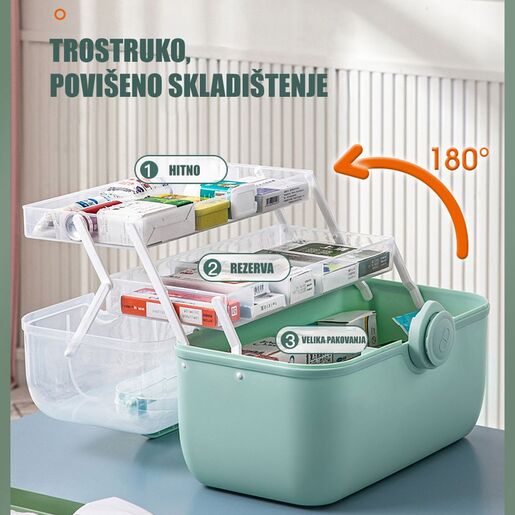 Prenosiva kutija za odlaganje Homemate 28/20/16 - Roza