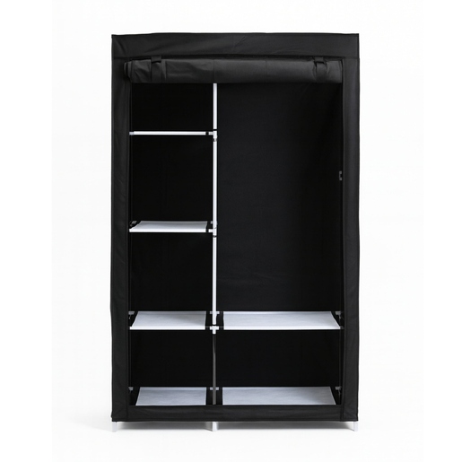 Livora prenosivi garderober 165x175cm, crna