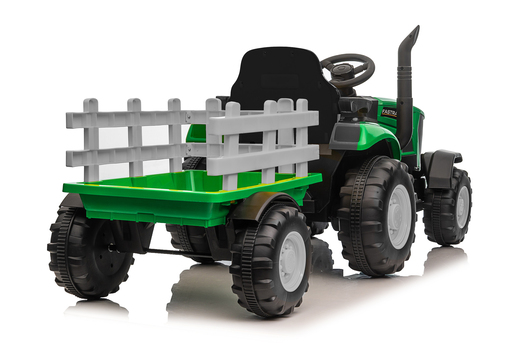 Traktor sa prikolicom zeleni 12616