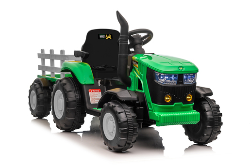 Traktor sa prikolicom zeleni 12616