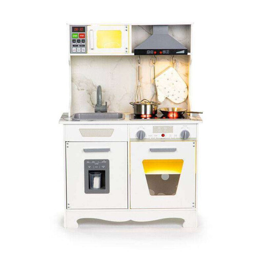 ECO TOYS DEČIJA DRVENA KUHINJA SA DODACIMA TL10181