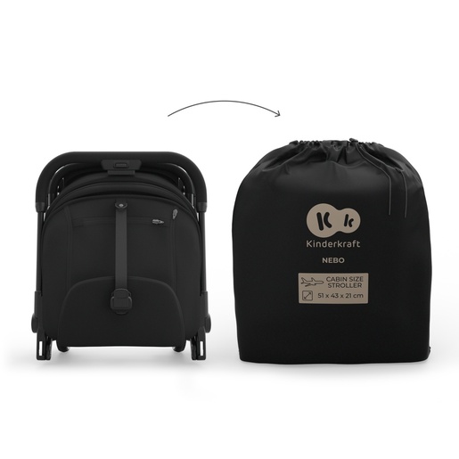 KINDERKRAFT KOLICA NEBO BLACK KSNEBO00BLK0000