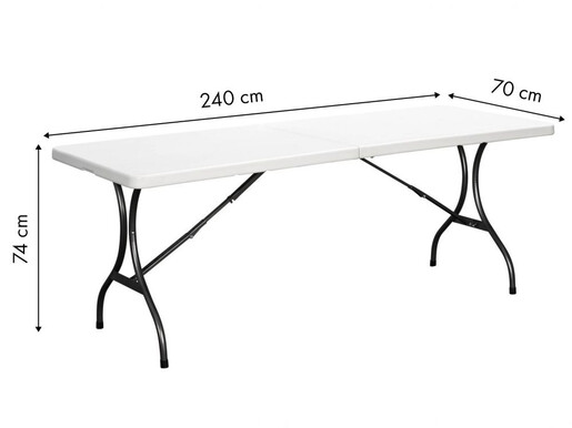 ModernHome Sklopivi sto 240cm ZK-240