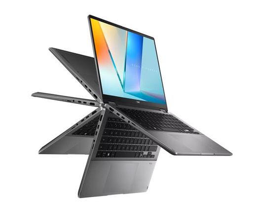 Laptop ASUS Vivobook 14 Flip TP3407SA-SG178W, 14", Intel Core Ultra 7 256V, 16GB RAM, 512GB SSD, Windows 11 Home