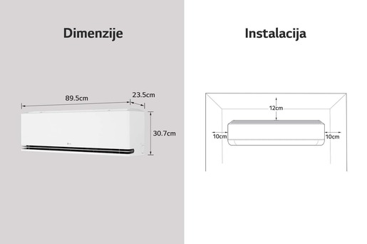 LG inverter klima uređaj Air Deluxe H24S1DA