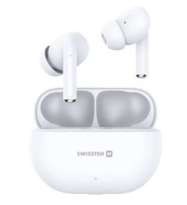SWISSTEN PRO TUNE WHITE BLUETOOTH TWS EARPHONES