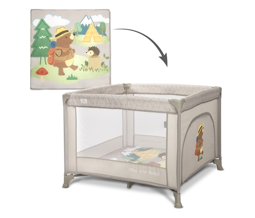 LORELLI OGRADICA PLAY & RELAX - BEIGE CAMPING