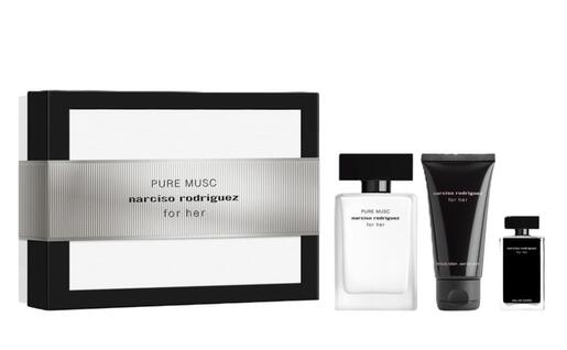 Narciso Rodriguez ženski parfem For Her Pure Musc Set EDP 50ml + Body Lotion 50ml + Shower Gel 50ml