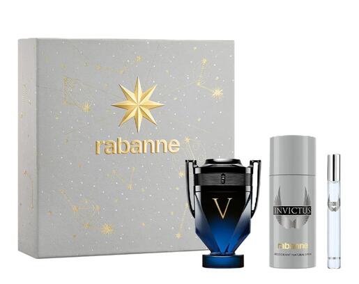 Paco Rabanne muški set Invictus Victory Elixir Set EDP 100ml + Deodorant 150ml + EDP 10ml
