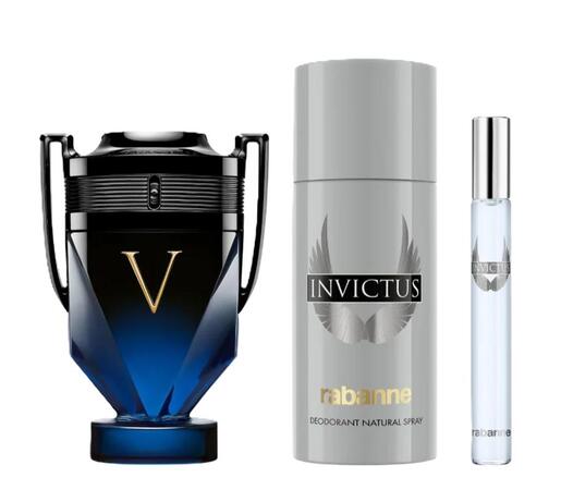 Paco Rabanne muški set Invictus Victory Elixir Set EDP 100ml + Deodorant 150ml + EDP 10ml