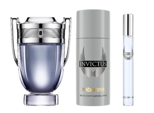 Paco Rabanne muški set Invictus Set EDT 100ml + Deodorant 150ml + EDT 10ml